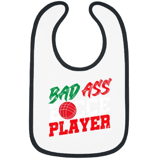 Italian Bowling Game Italy Bocci Ball Funny Bocce Player Bibs