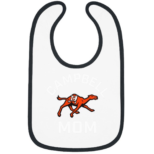 Campbell University Fighting Camels Arched Mom 2 Bibs