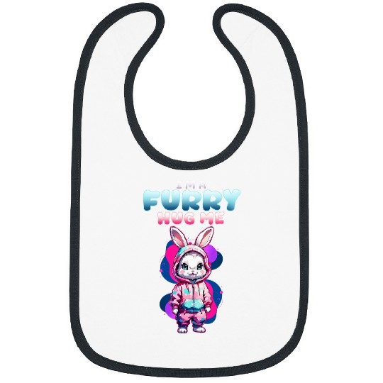 Im A Furry Hug Me I Rabbit Furries Fandom Cosplay Bibs