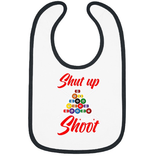 Shut Up And Shoot Pool Player Billiard Bibs