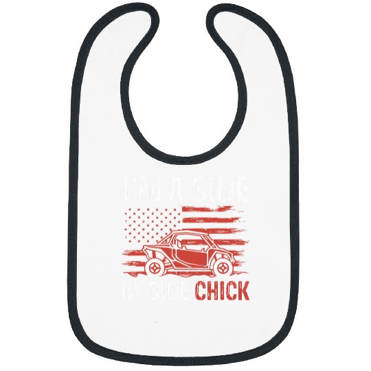 Im A Side By Side Chick Bibs