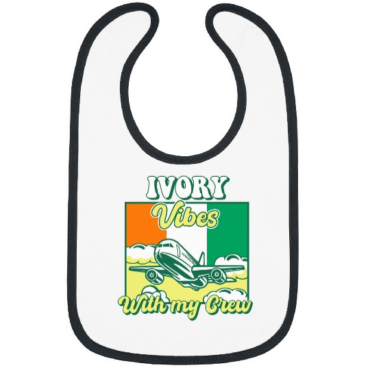 Ivory Vibes With My Crew Travel Ireland Bibs