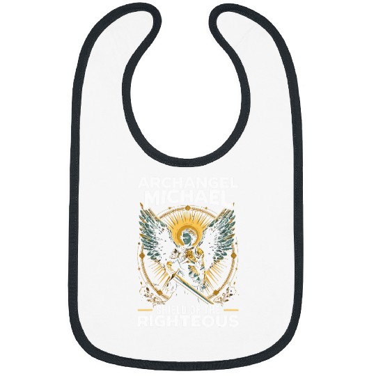 Archangel Michael Catholic Christianity Guardian Angel 9 Bibs