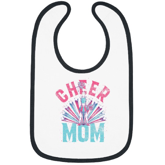 Cheer Mom Cheerleader Mommy Mothers Day Cheerleading Bibs