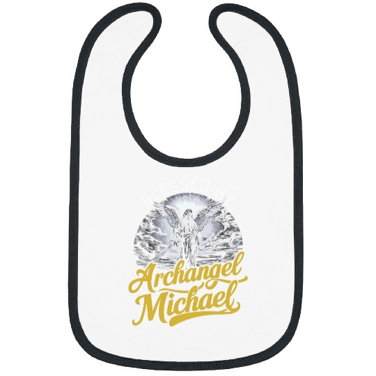 Archangel Michael Catholic Christianity Guardian Angel 3 Bibs