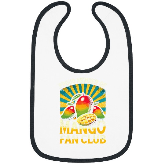 Funny Mango Fan Club Bibs