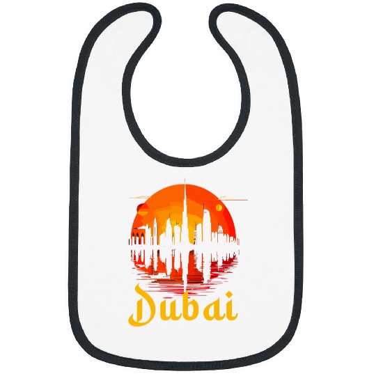 Dubai Skyline Arabic traveling Bibs