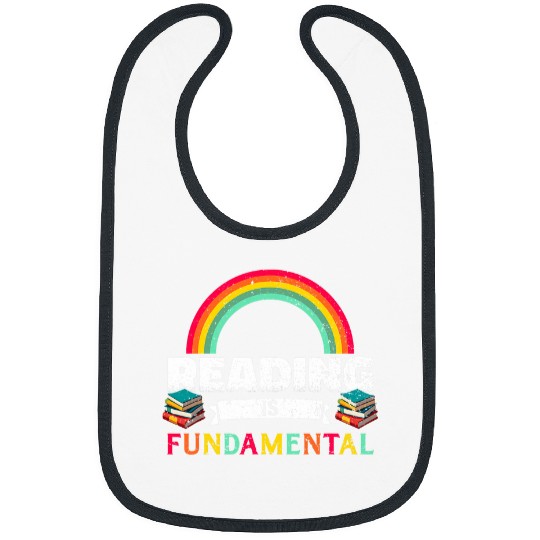 Reading Is Fundamental Rainbow Bookworm Lovers Geek 1 Bibs