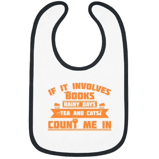 Involves Books Rainy Days Tea Cats Count Me In Reader 2 Bibs
