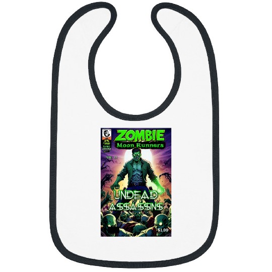 Adult Manga Zombie Volume Nine Comic Book Cover Graphic Bibs