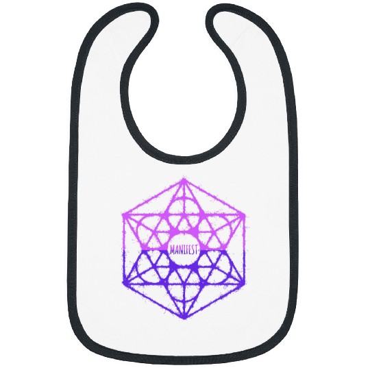 Manifest Hexagram Sacred Geometry Manifestation Bibs