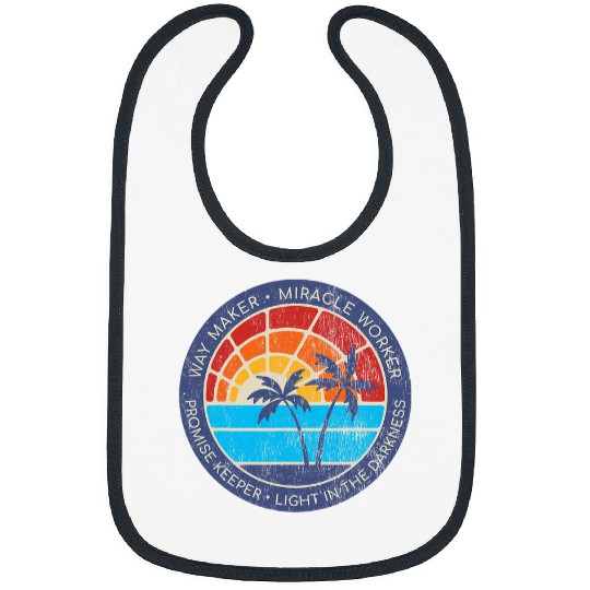 Way Maker Miracle Worker Promise Keeper Light in the Darknes Bibs