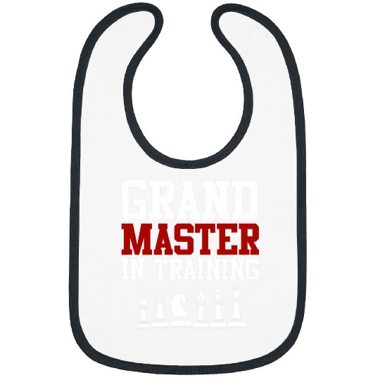 Grandmaster In Training Funny Chess Club Tournament 1 Bibs