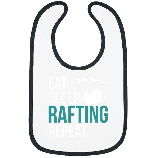Eat Sleep Rafting Boat Rafter Rowing Canoe River Bibs