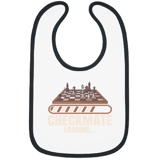 Checkmate Loading Chess Club Chess Lover Chess Player Bibs