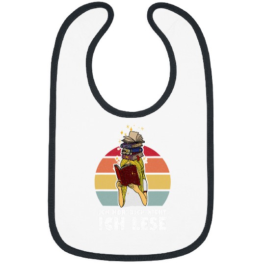 Book book bookworm literature teacher library Bibs