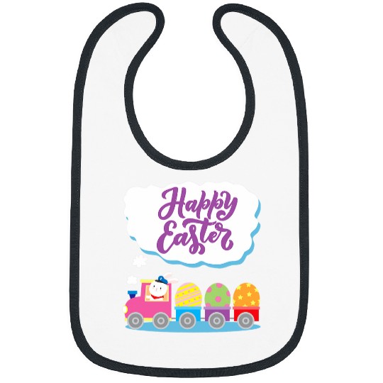 Easter Bunny Egg Hunt Train with Bunny Conductor Bibs