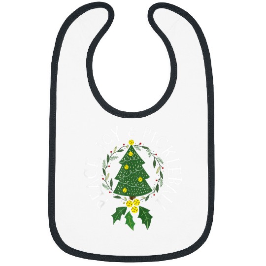 Peace And Joy Christmas Tree Pickleball Bibs
