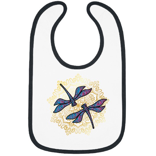 Mandala Dragonfly Magical Dragonflies As A Spiritual Yoga Bibs