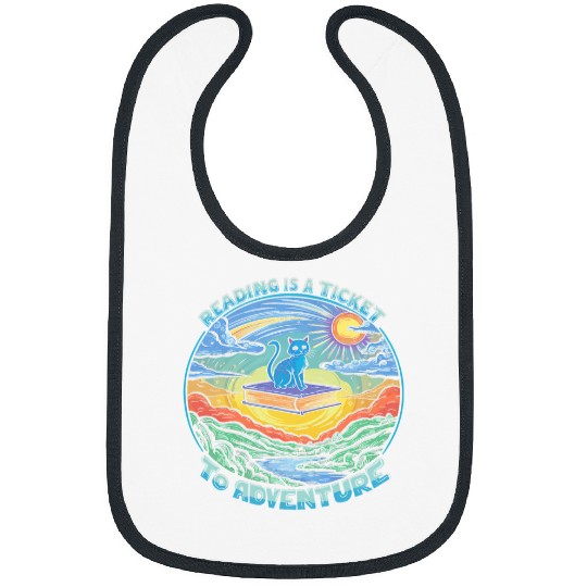 Adventure Begins At Your Library Cat Lovers Book Lovers 1 Bibs