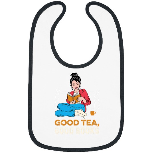 Good Tea Book Lover Bibs