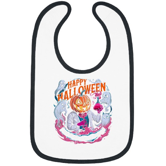 Funny Science Nerdy Biology Physic Math Lover Halloween 3 Bibs