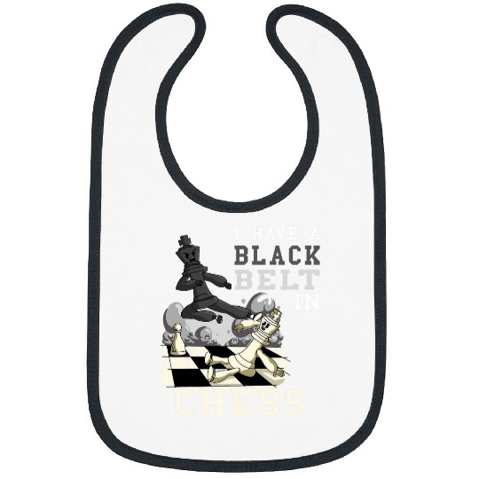 Chess Black Belt Player Chess Game Board Game Chess Club Bibs