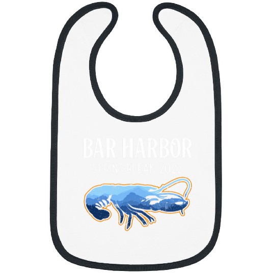 Bar Harbor Spring Break Traveling Vacation Souvenir Bibs
