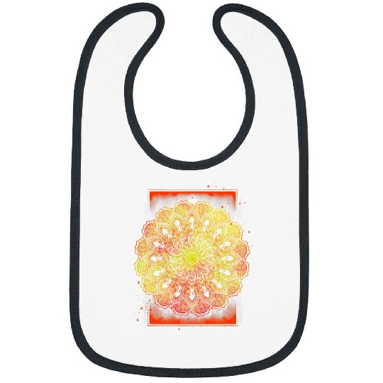 Meditation Mandala Lotus Yoga 9 Bibs