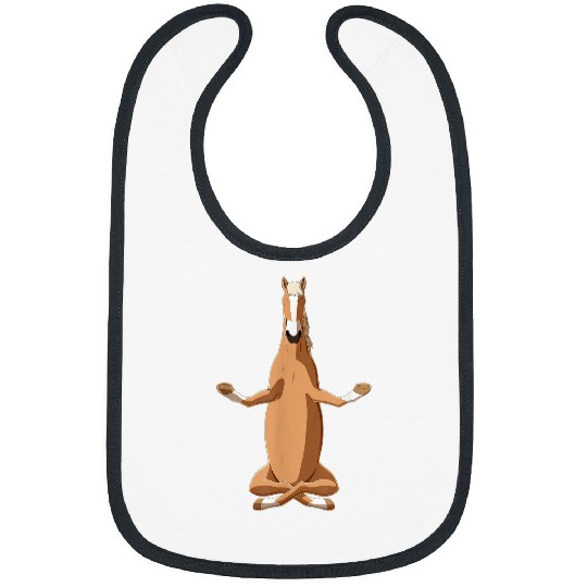 Funny Yoga Haflinger Horse Bibs