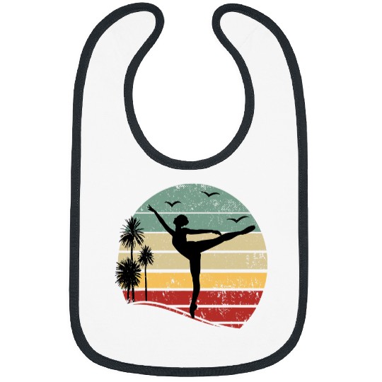 Ballet Silhouette 2Sunset Ballet Girl 2Ballet Ballerina Bibs