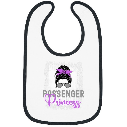 Passenger Princess Funny Girls Trip Summer Copilot 1 Bibs