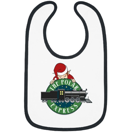 Polar Express Elf Train Logo Bibs