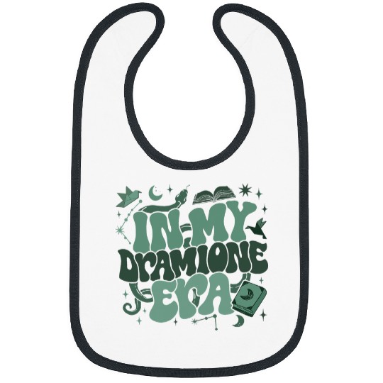 In My Dramione Era Snake House Green Magic Wizard School Bibs