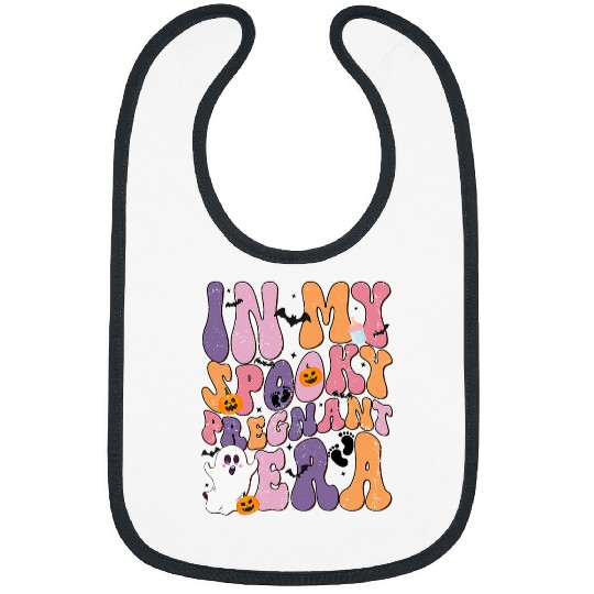 In My Spooky Pregnant Spooky Pregnancy Expecting Mom Gift Bibs