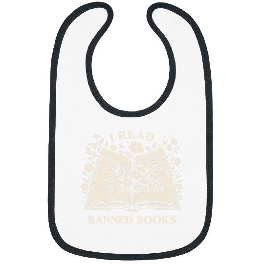 Read Banned Books Wildflower Book Lover Bookworm Reader Bibs