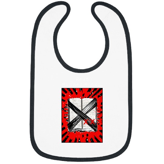 Read Banned Book Funny Reading for Readers Bibs