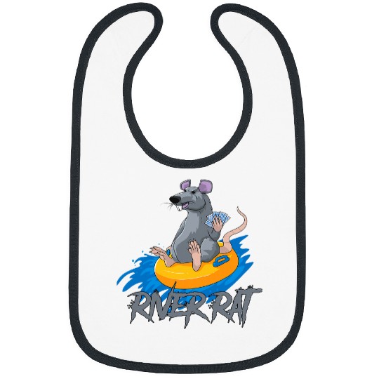 Pokers Cards Texas Hold Em River Rat Casino Funny Bibs