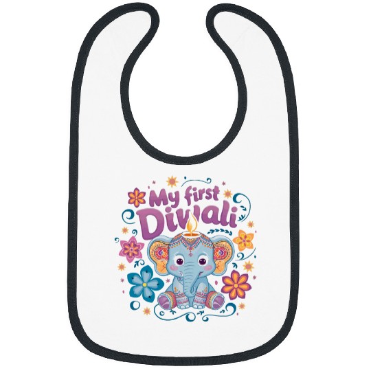 Happy Diwali Deepavali Diwali Festival Indian Hindu Hinduism Bibs