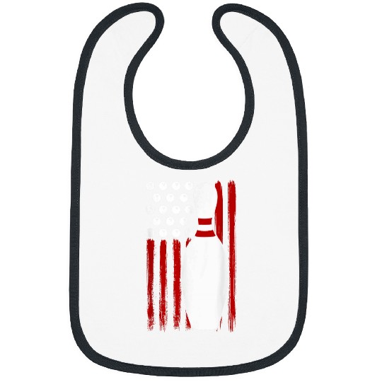 American Flag 4th July Funny Bowling Saying Bowler Bibs