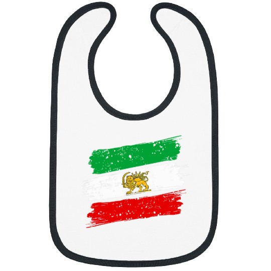 IranIran Lion Sun FlagPersianIran Flag 2 Bibs