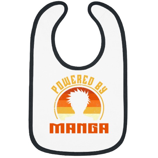 Powered By Manga Japanese Manga Cosplay Bibs