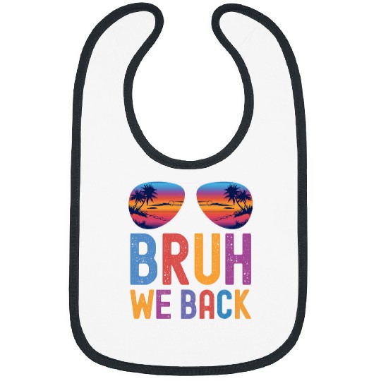 Bruh We Back Transportation Squad First Day Of School Bibs