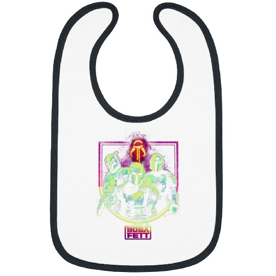 Star warss The Book Of Boba Fett Group Retro Mandalorians Bibs