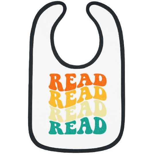 Read Read Read Read Book Lover Reading Bookworm Reader Bibs