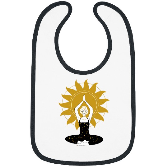 Goddess Drawing Power from the Sun Bibs