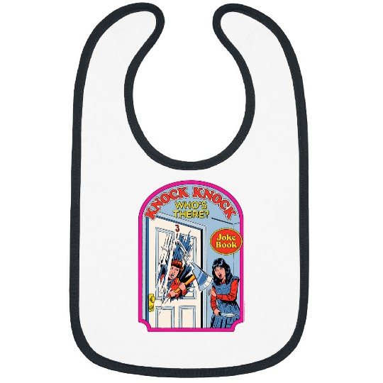 Steven Rhodes Shining Knock Knock Joke Book Retro Dark Humor Bibs