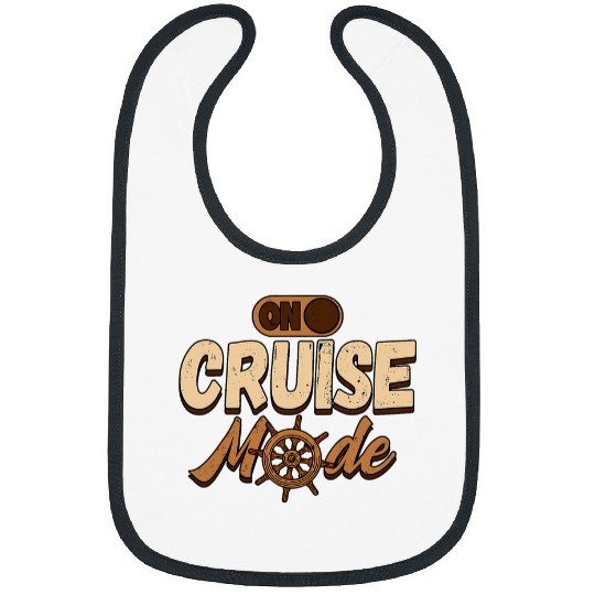 On Cruise Mode Cruising Sailing Boating 2 Bibs