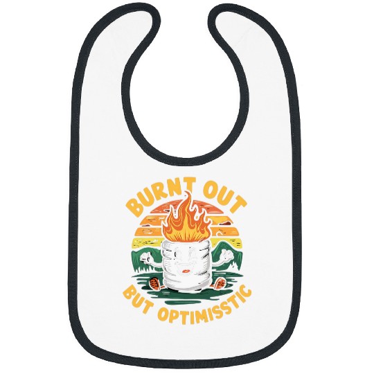 Burnt Out But Optimistic Retro Style Bibs