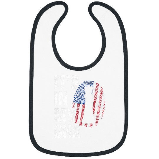 It s in My DNA Patriotic Queen Chess Piece Bibs